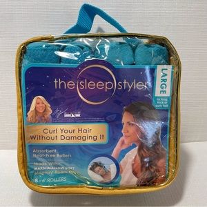The Sleep Styler Nighttime Hair Curlers NEW Large 8 Count | Shark Tank Favorite